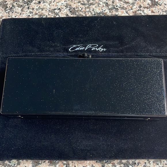 Edie Parker - Cheers Clutch in Black and Gold - Picture 4 of 9